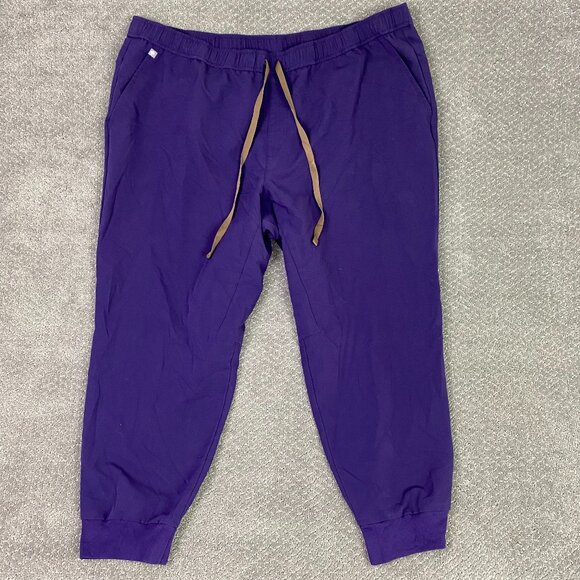 Figs Scrub Set Men's XXL Leon Top and 3XL/S Tansen Jogger Pants Purple - Picture 9 of 16